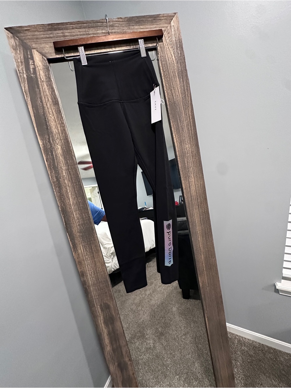 Black High-Waist Leggings with Side PURE BARRE